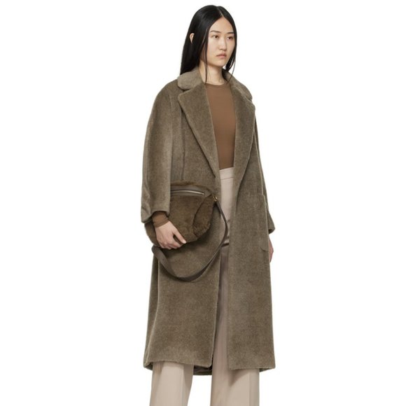 S Max Mara Malesia Coat, Beige Size 4 - Picture 9 of 16